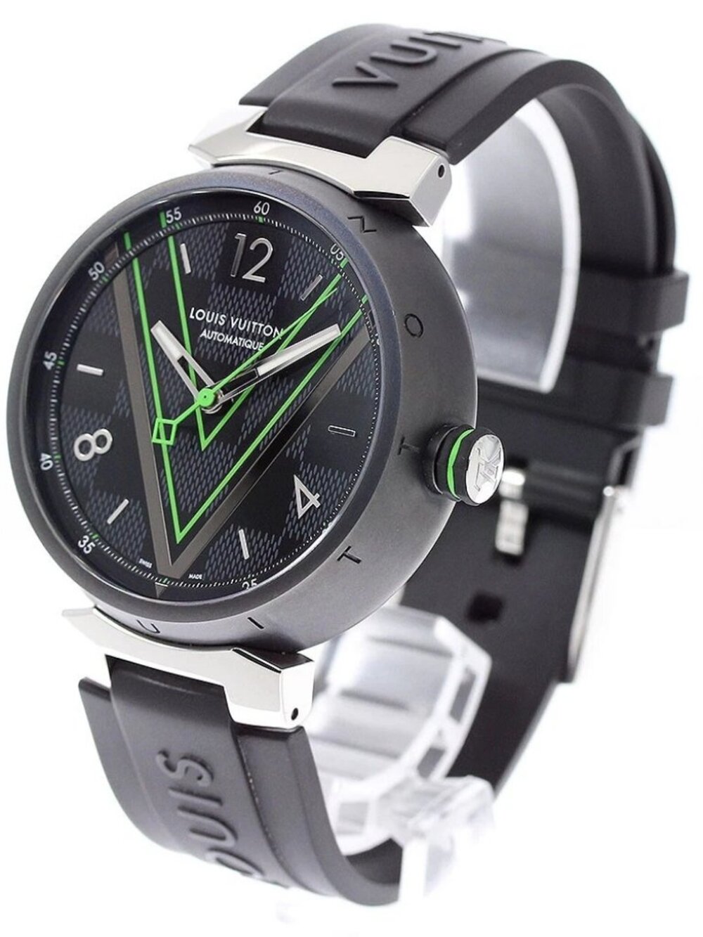 LOUIS VUITTON Tambour black Dial Automatic Men's Watch_947099 - Picture 2 of 7
